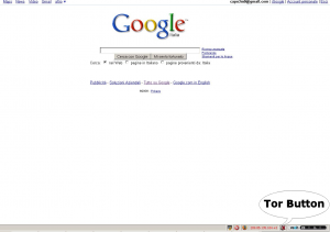 Icona di Tor Button in Mozilla Firefox