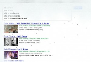 Google Let It Snow