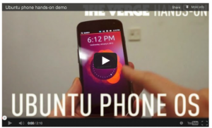 Video dell'Ubuntu Phone Os