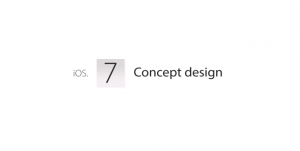 Apple iOs Concept Flat Design