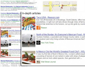 Google In-Depth SERP