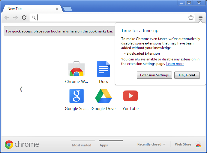 Estensioni silenti per Google Chrome