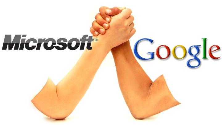 Microsoft vs Google: accusato BigG di violare la privacy