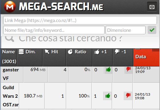 Search-Mega: eliminazione voluta da Mega