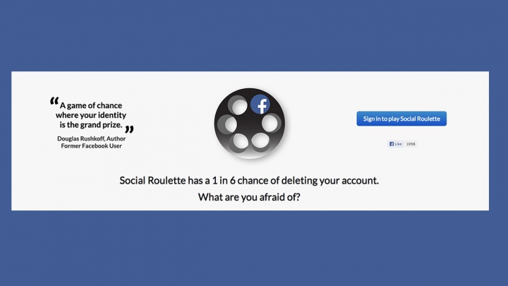 Facebook chiude l’app Social Roulette