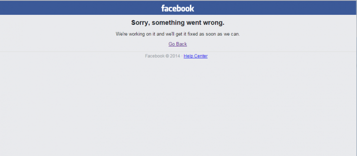 Facebook Down